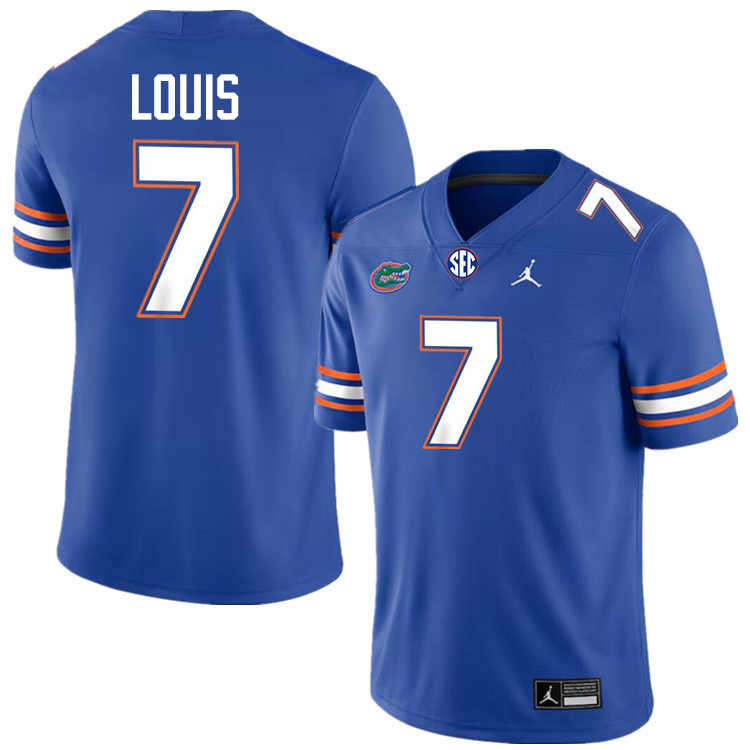 Byron Louis Florida Jersey,Florida Gators #7 Byron Louis Uniforms,Jersey Youth-Royal